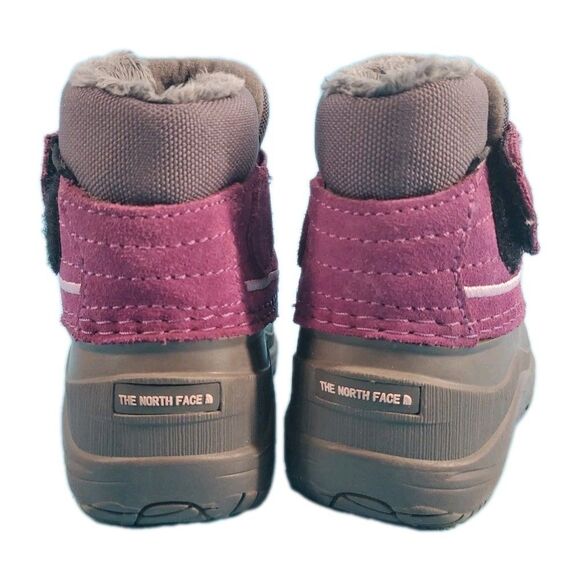 The North Face Toddler  Sz 6 Kids Alpenglow Waterproof Rubber Boots Grey Violet - Picture 6 of 13